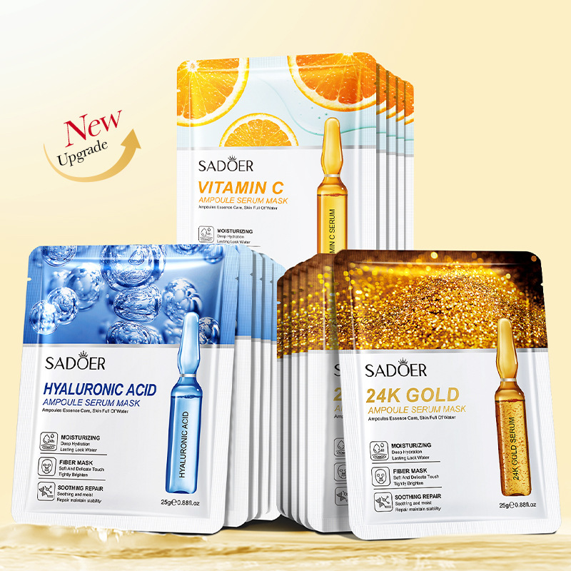 Gold Ampoule Hydrating And Brightening Mask
