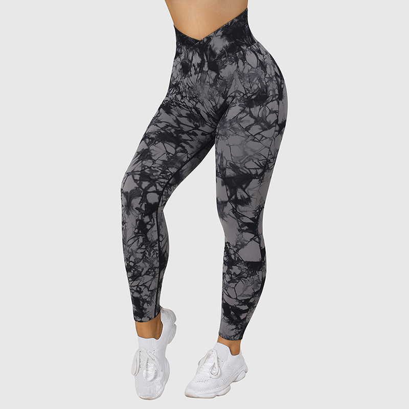 Seamless Tie Dye Leggings - Image 7