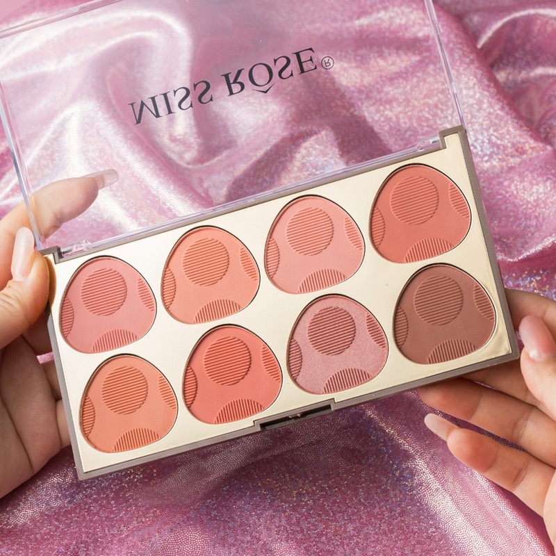 8-Color Natural Long Lasting Shimmer Blush