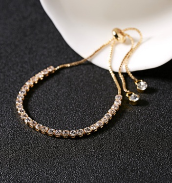 Crystal Rhinestone Bangle Bracelets - Image 2