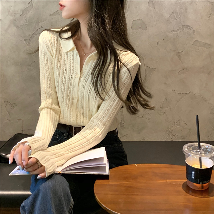 Women's Knitted Cardigan Top - Image 5