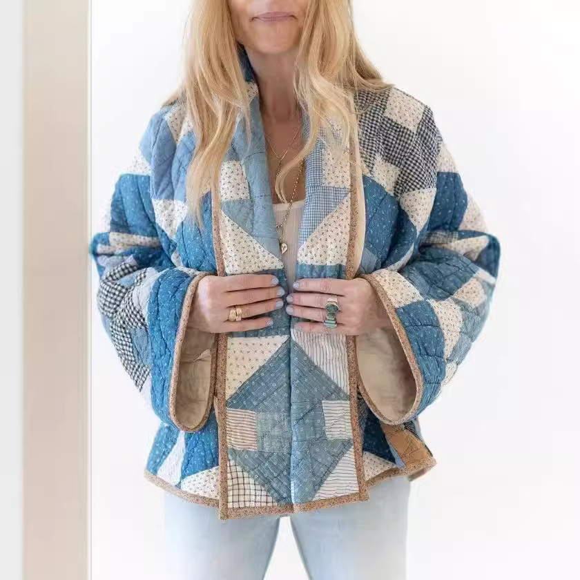 Women's Geometric Pattern Print Jacket