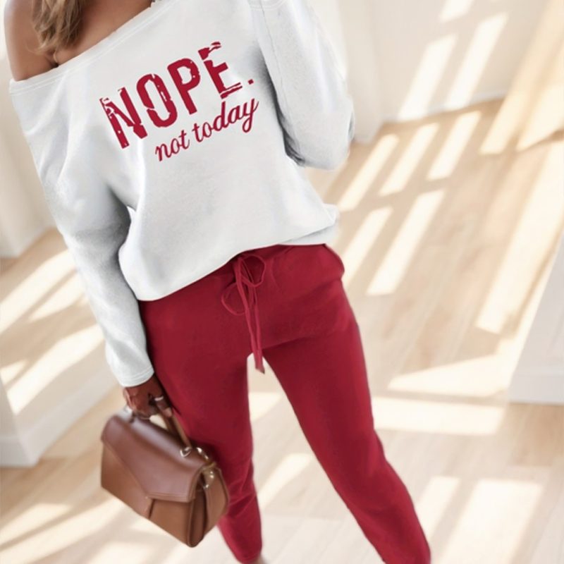 Casual Spring Fall Two-piece Set