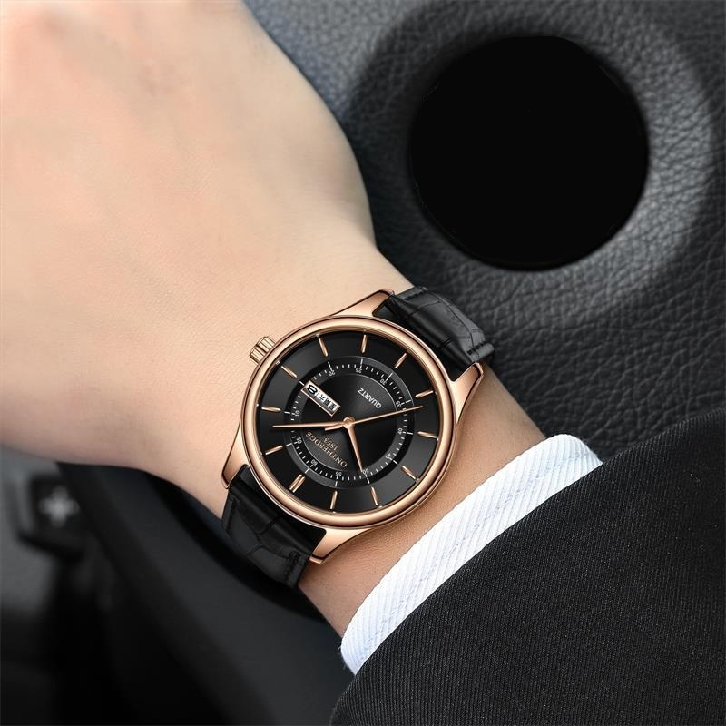 Waterproof Round Belt Quartz Watch