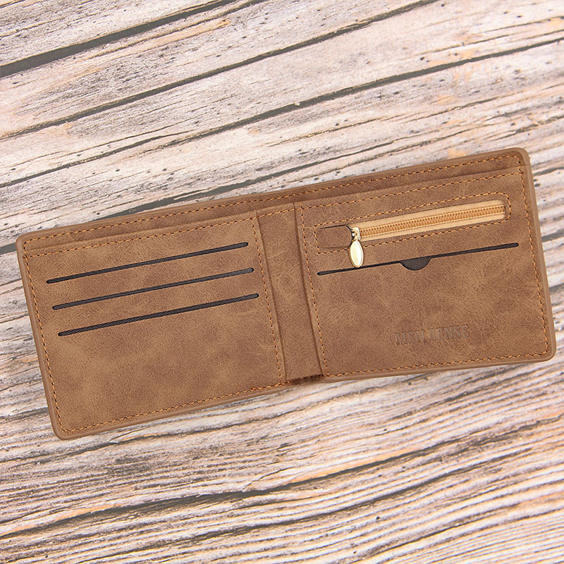 Short Vintage Frosted Wallet - Image 5