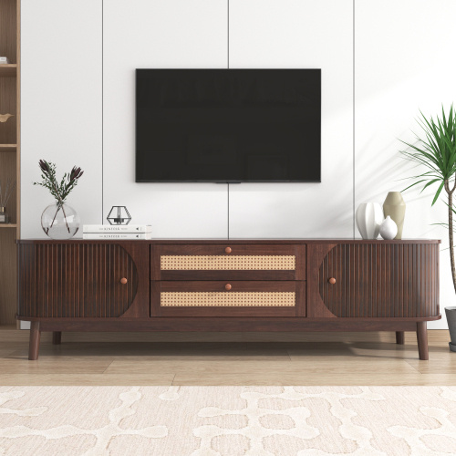 Rattan TV Stand For TVs Up To 75'', - Image 7