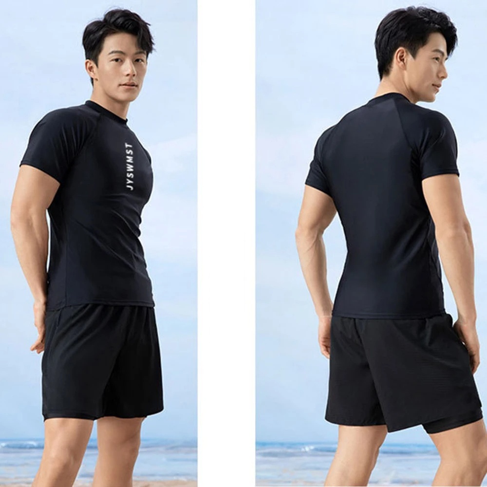 Plus Size Men's Swimming Trunks - Image 9