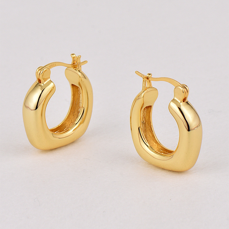 U-shaped Glossy Earrings