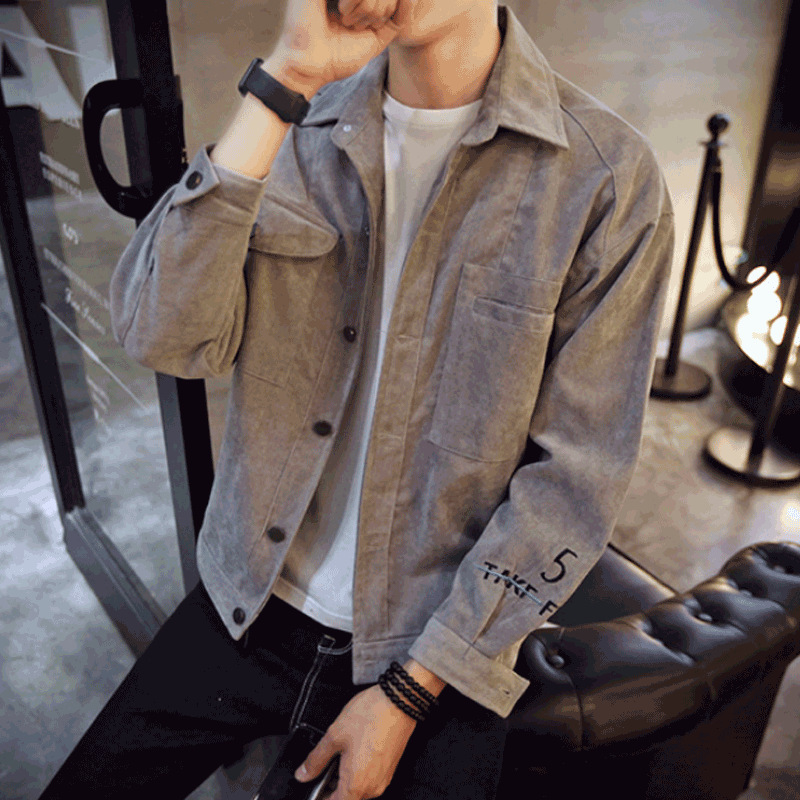 Single Breasted Pockets Leisure Jacket