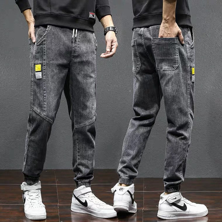 Men's Loose Cargo Harlan Cropped Jeans - Image 6