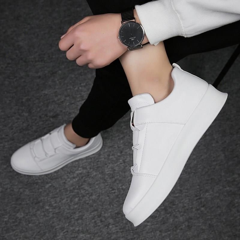 Men Leather Loafers Slip On Shoes - Image 2