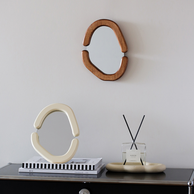 Retro Handmade Wooden Mirror