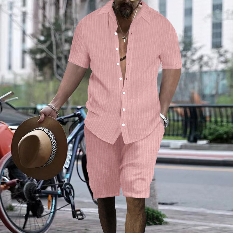 Casual Jacquard Summer Men Sportswear