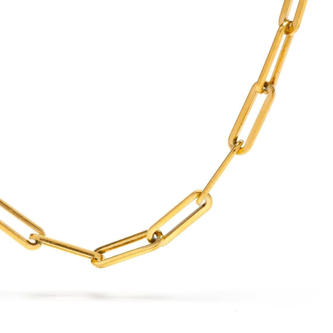 Stainless Steel Gold Chain Necklace - Image 3