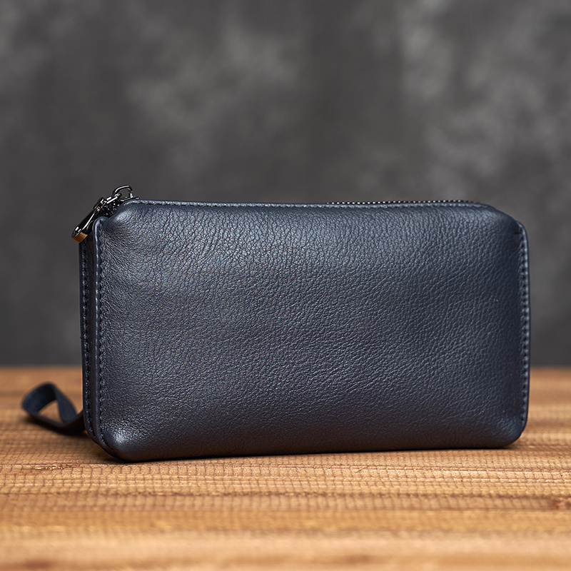 Men's Leather Top Clutch - Image 6