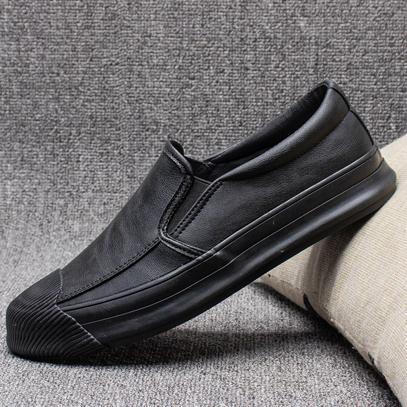 Mens Casual Leather Rubber Shoes - Image 3
