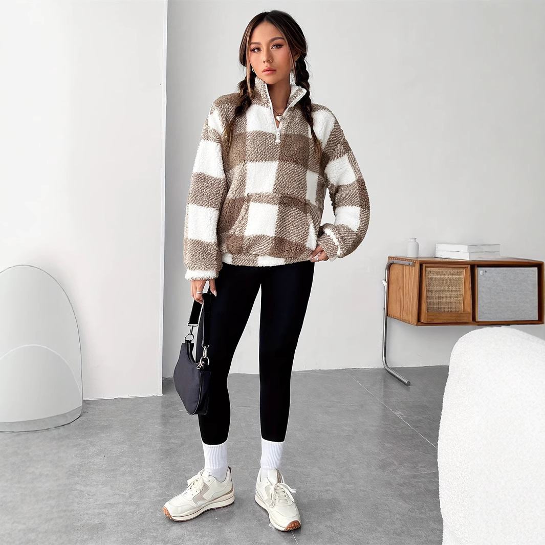 Loose And Warm Casual Plush Sweater - Image 3