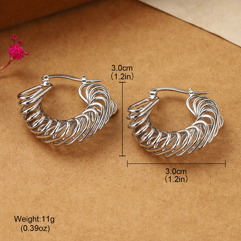 Temperament Clip Earrings - Image 4