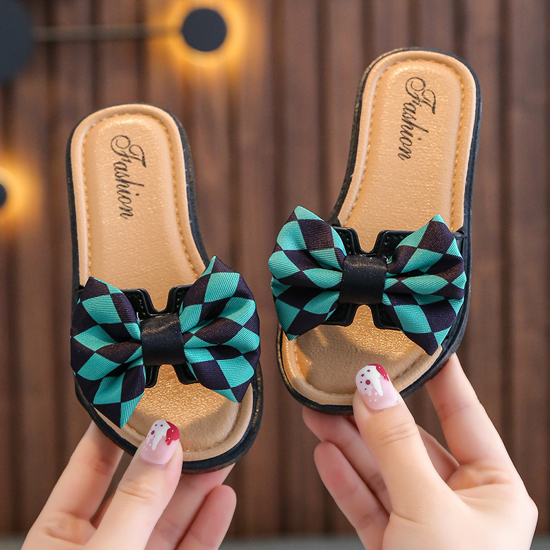 Non-Slip Soft Bottom Sandals with Bows