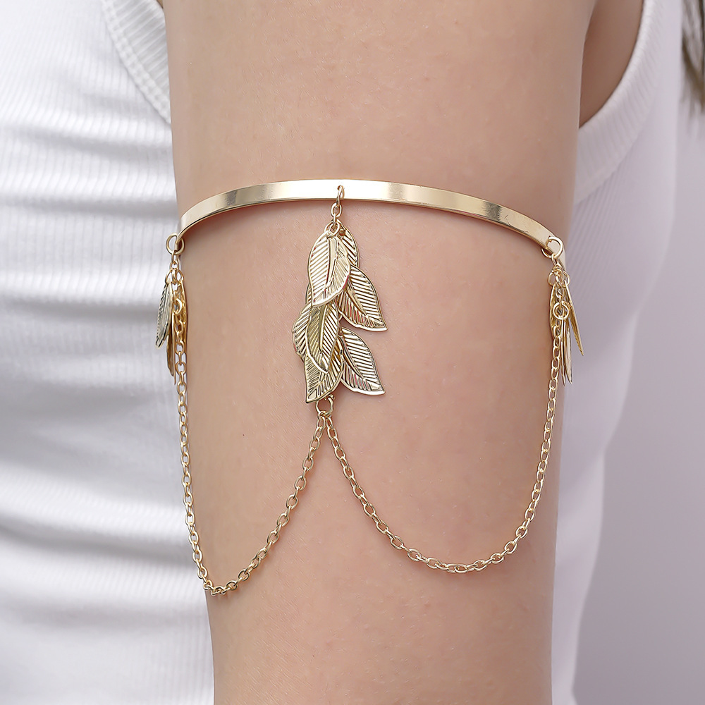 Gold-plated Geometric Cuff Bracelets - Image 4