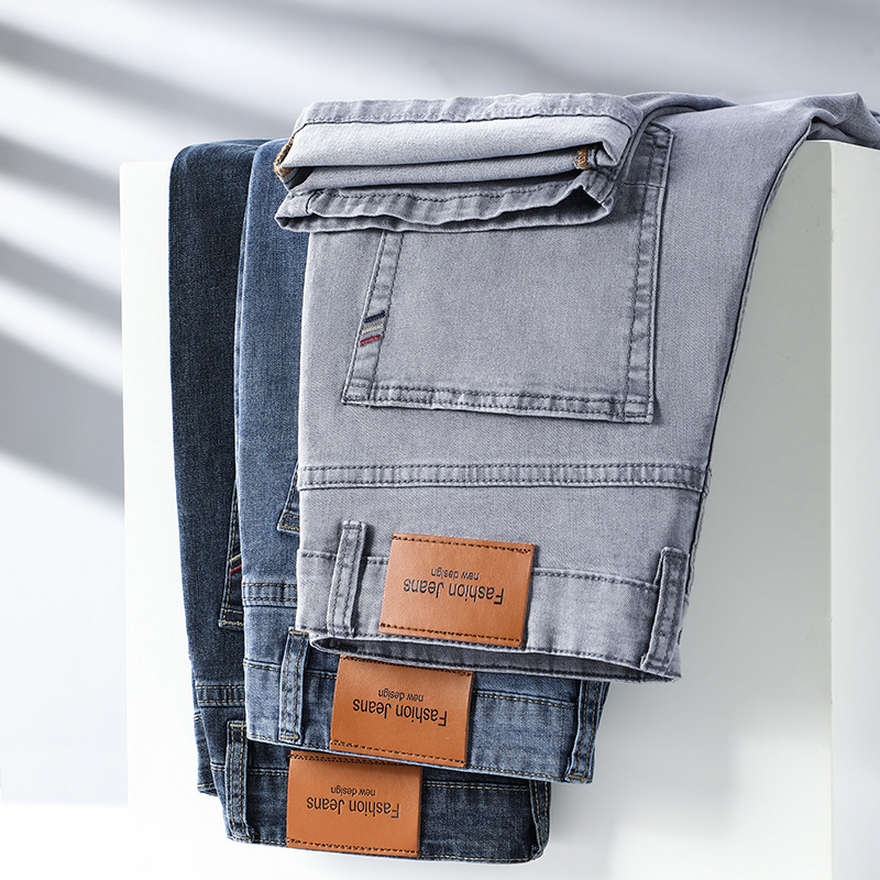 Straight Slim Casual Jeans