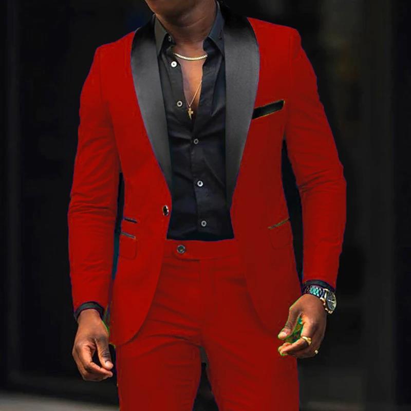 Men's Business Casual Suit Coat Trouser Suit - Image 8