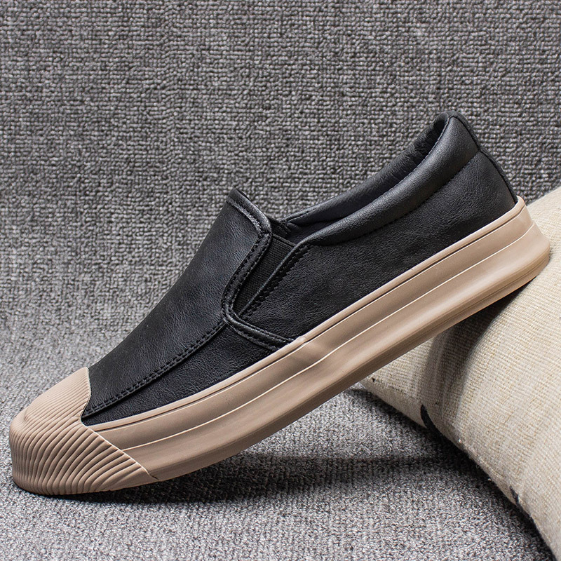 Mens Casual Leather Rubber Shoes - Image 2