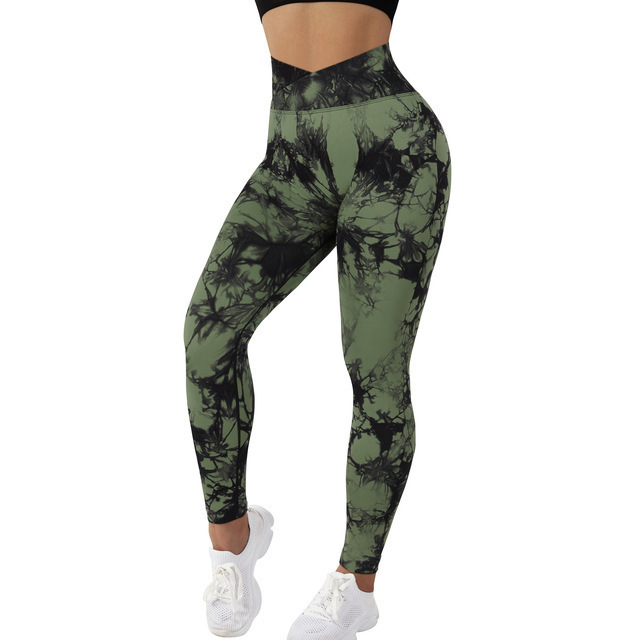 Seamless Tie Dye Leggings - Image 3