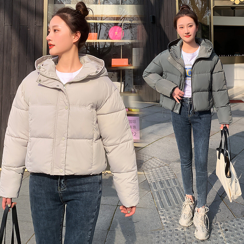 Women's Casual Hooded Short Down Jacket - Image 8