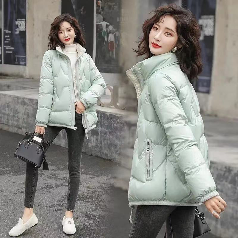 Women's Bright Face Down Padded Jacket - Image 3