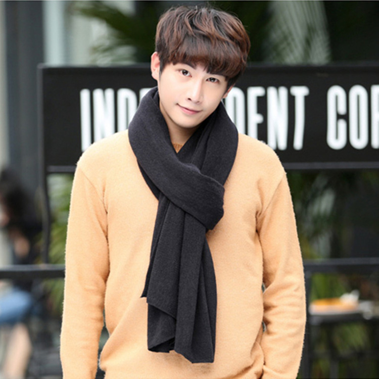 Men's Solid Color Shawl Styled Scarf