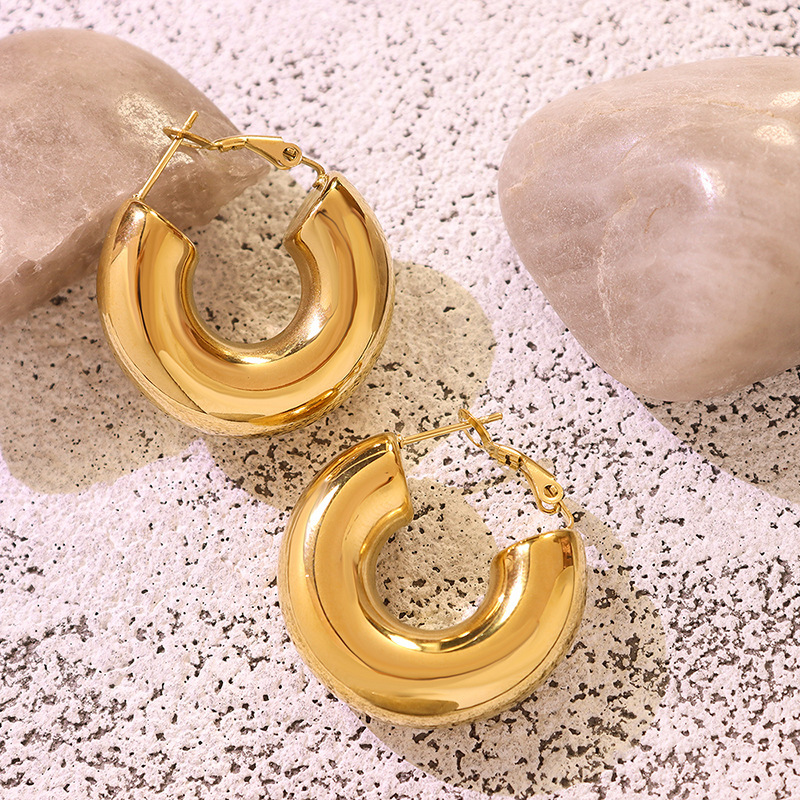 U-shaped Geometric Earrings