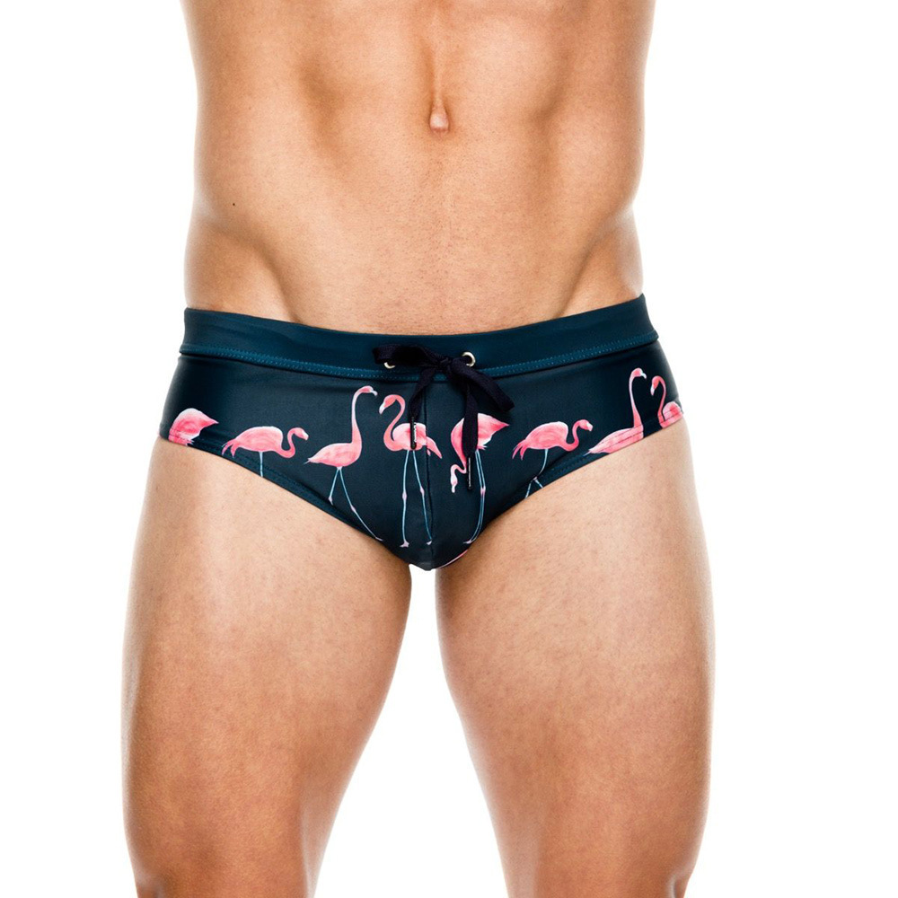Men's Printed Fashion Swim Briefs - Image 3