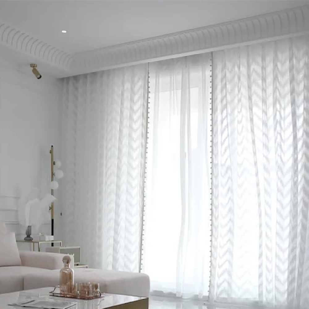Simple Pure Color Bedroom Curtain