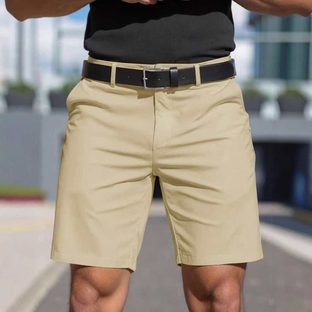 Men's Men's Solid Color Business Sports Shorts