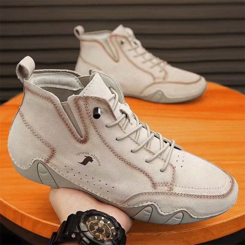 Men's Simple Genuine Leather Ankle Boots