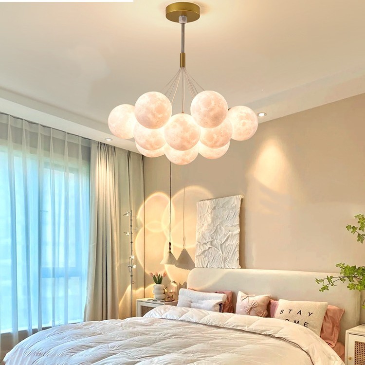 Creative Moon Nordic Chandelier Lamps