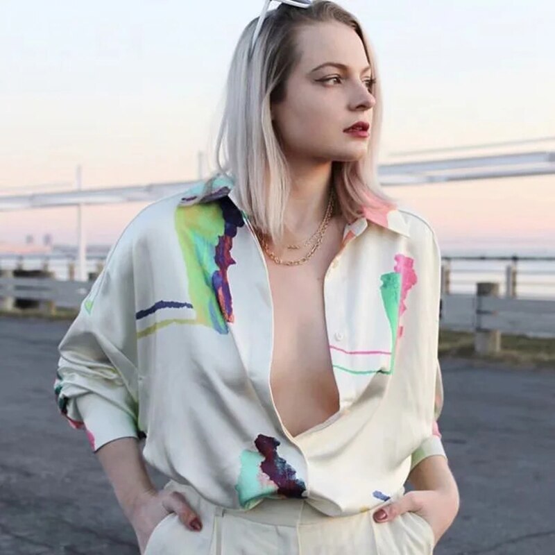 Loose Shirt Tops
