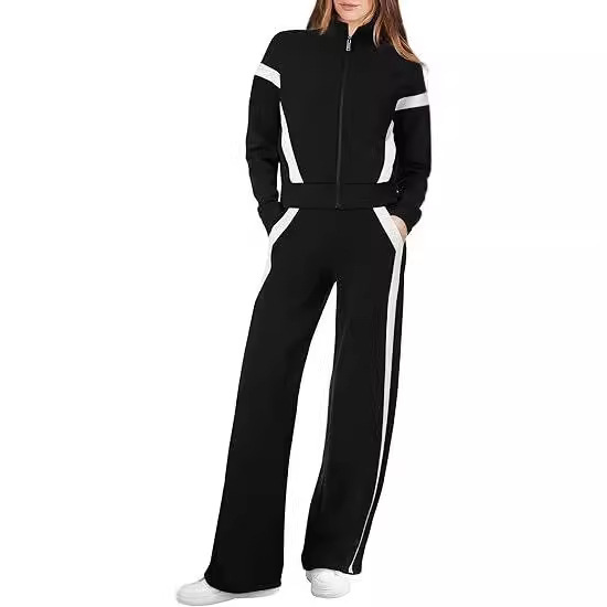 Sweatshirt Wide Leg Track Pants - Image 5