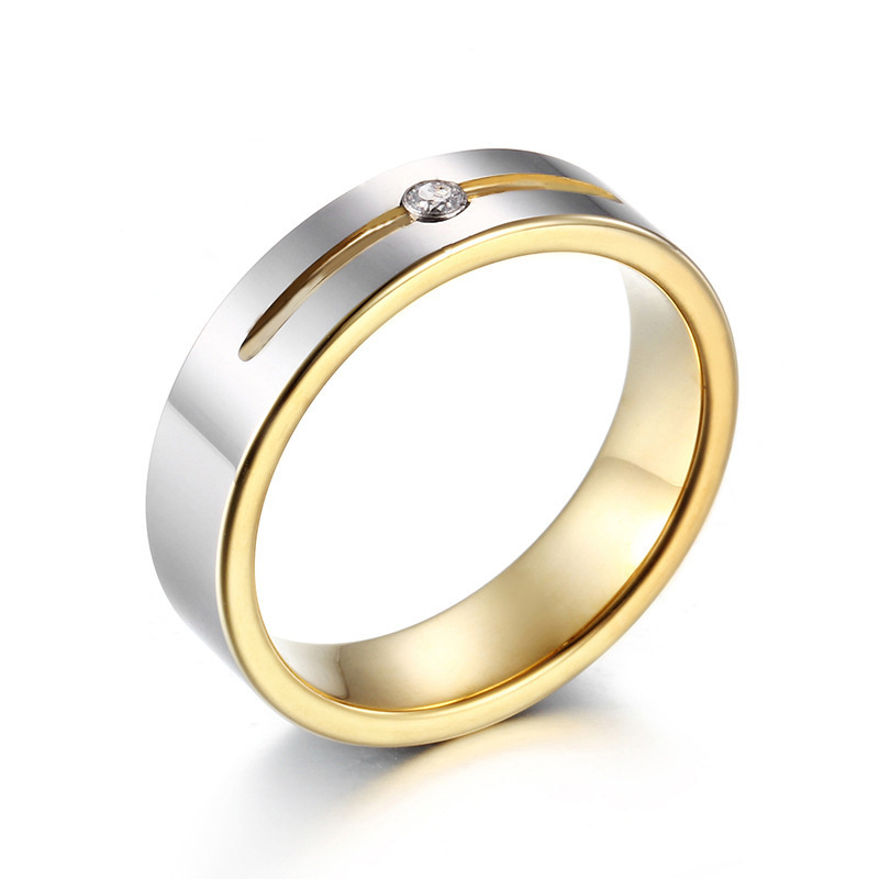 Personality Simple Inlaid Fashion Ring - Image 2
