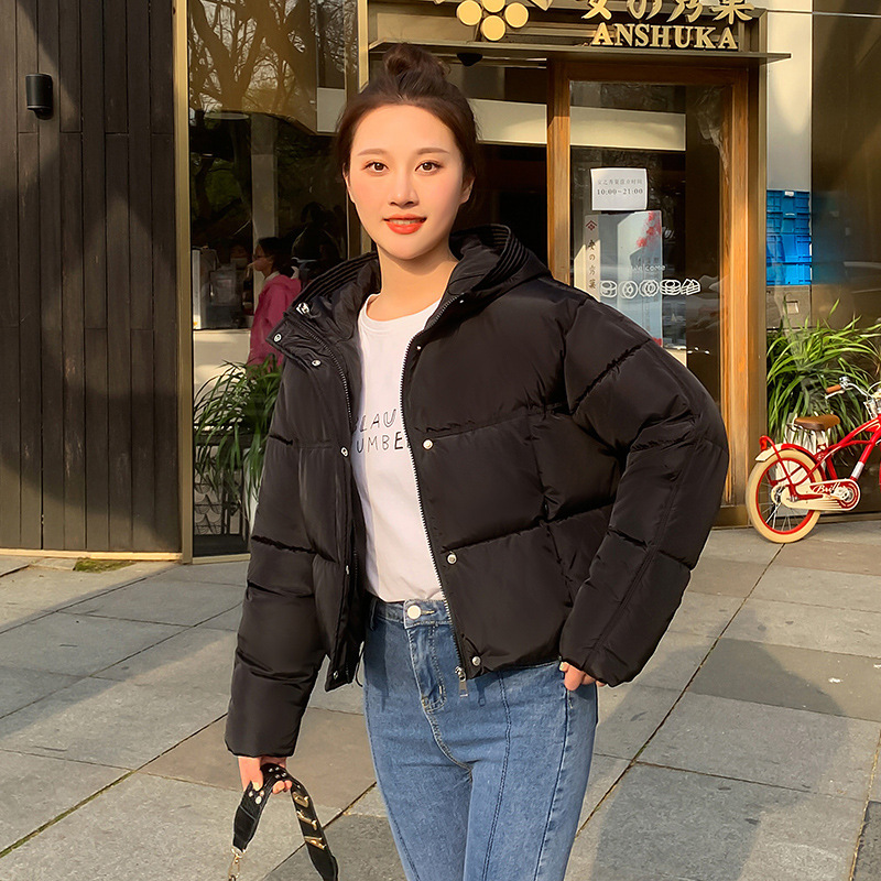 Women's Casual Hooded Short Down Jacket - Image 6