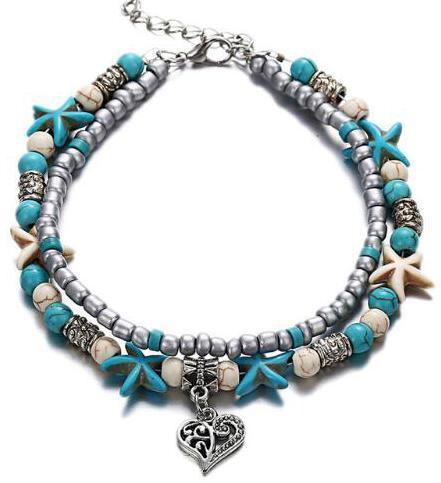 Leg Chain Star Fish Anklet - Image 10