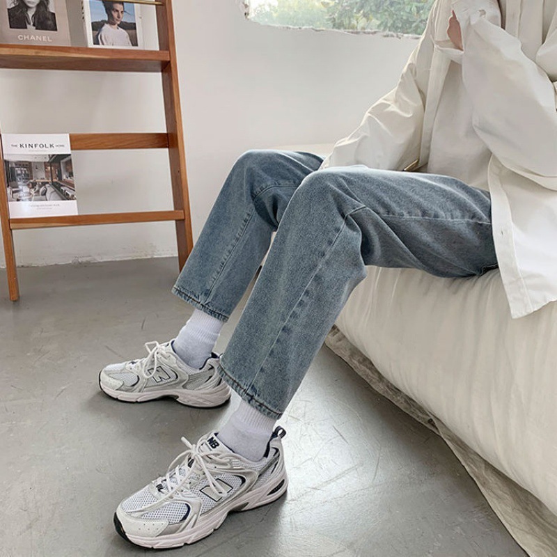 Summer Cropped Men's Style Retro Jeans - Image 6