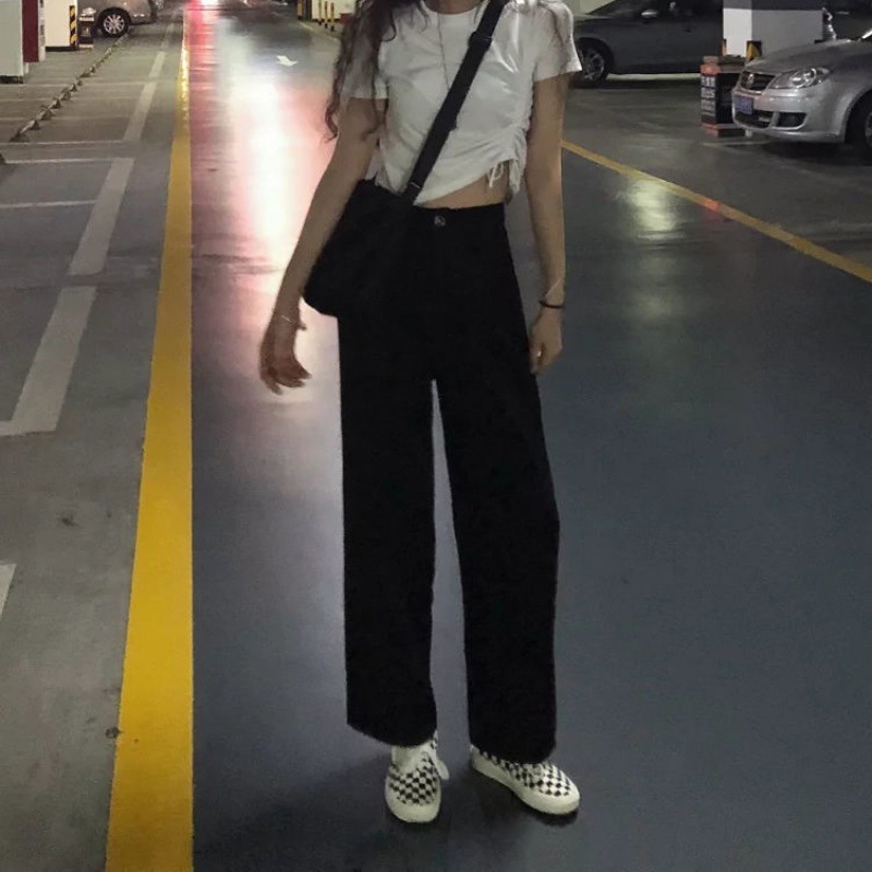 Women's American Retro Wide Leg Jeans