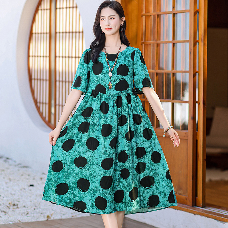 Floral Loose Outer Wear Dress - Image 2
