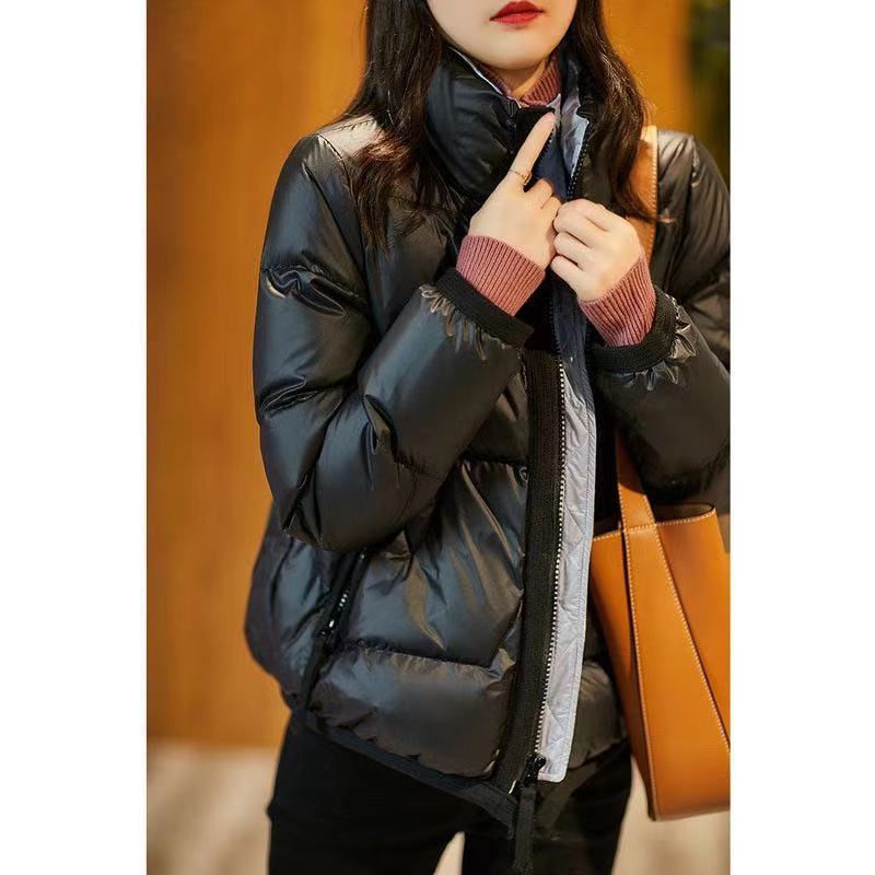 Women's Bright Face Down Padded Jacket - Image 5