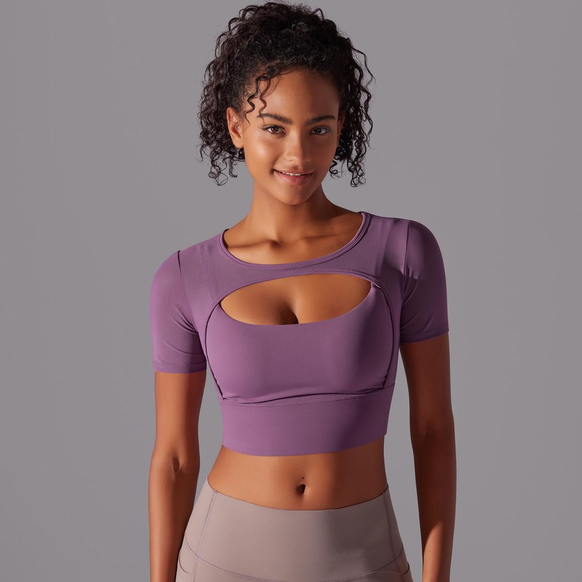 Fitness Double Layer Yoga Top - Image 2