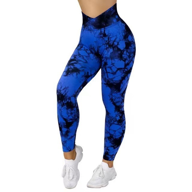 Seamless Tie Dye Leggings - Image 6
