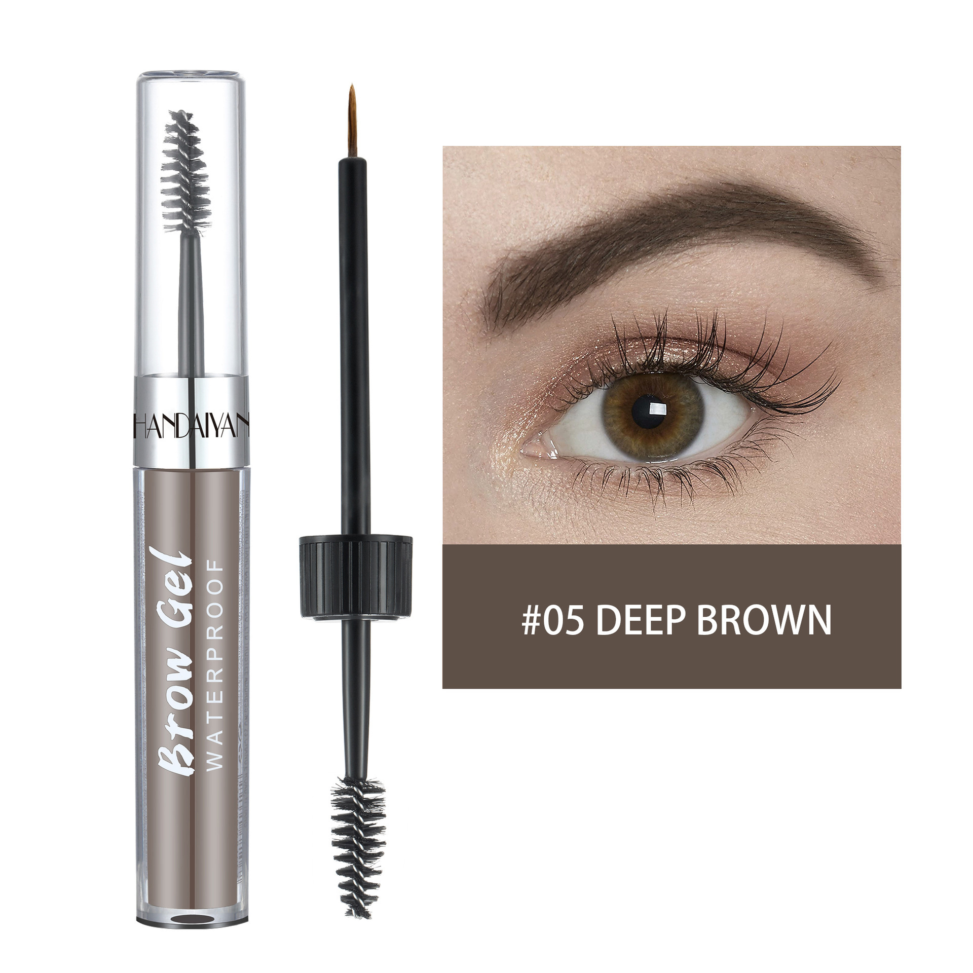 Waterproof 8 Color Liquid Eyebrow Dye Mascara - Image 2