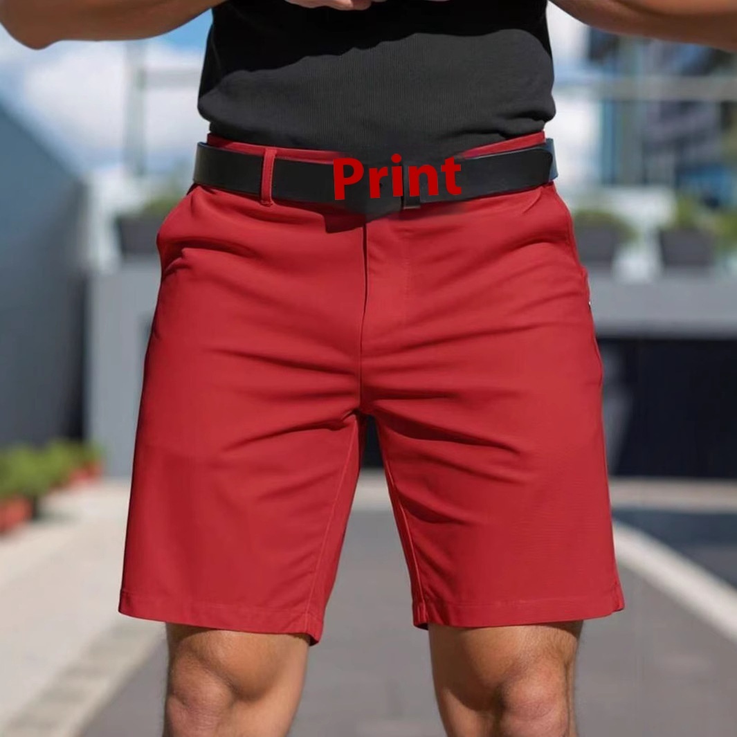 Men's Men's Solid Color Business Sports Shorts - Image 3
